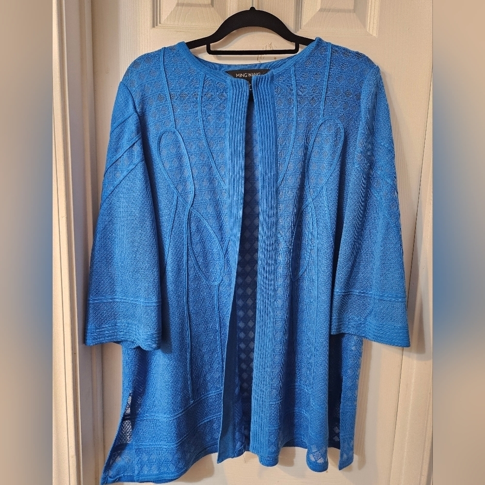 Ming Wang Open Cardigan/Jacket